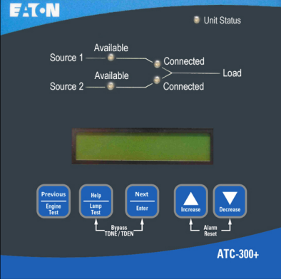 Atc 900 ATC-300+ Automatic Transfer Switch Controller EATON – TheFirePump.com